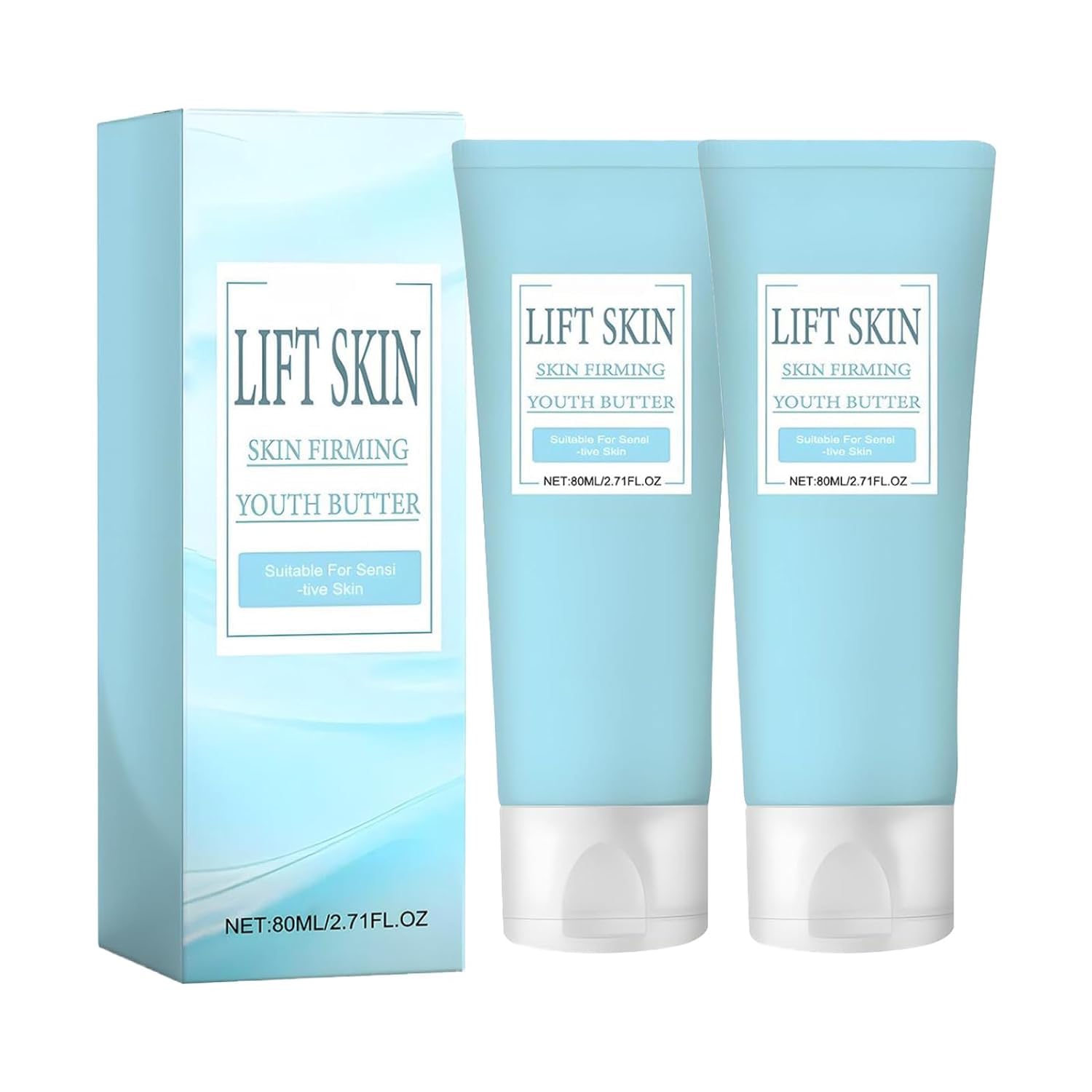 Luxelift Skin Firming Youth Butter, Butter Anti Aging Moisturizer, Luxelift Skin Firming Cream for Body Loose Skin for Face Neck Arms Legs