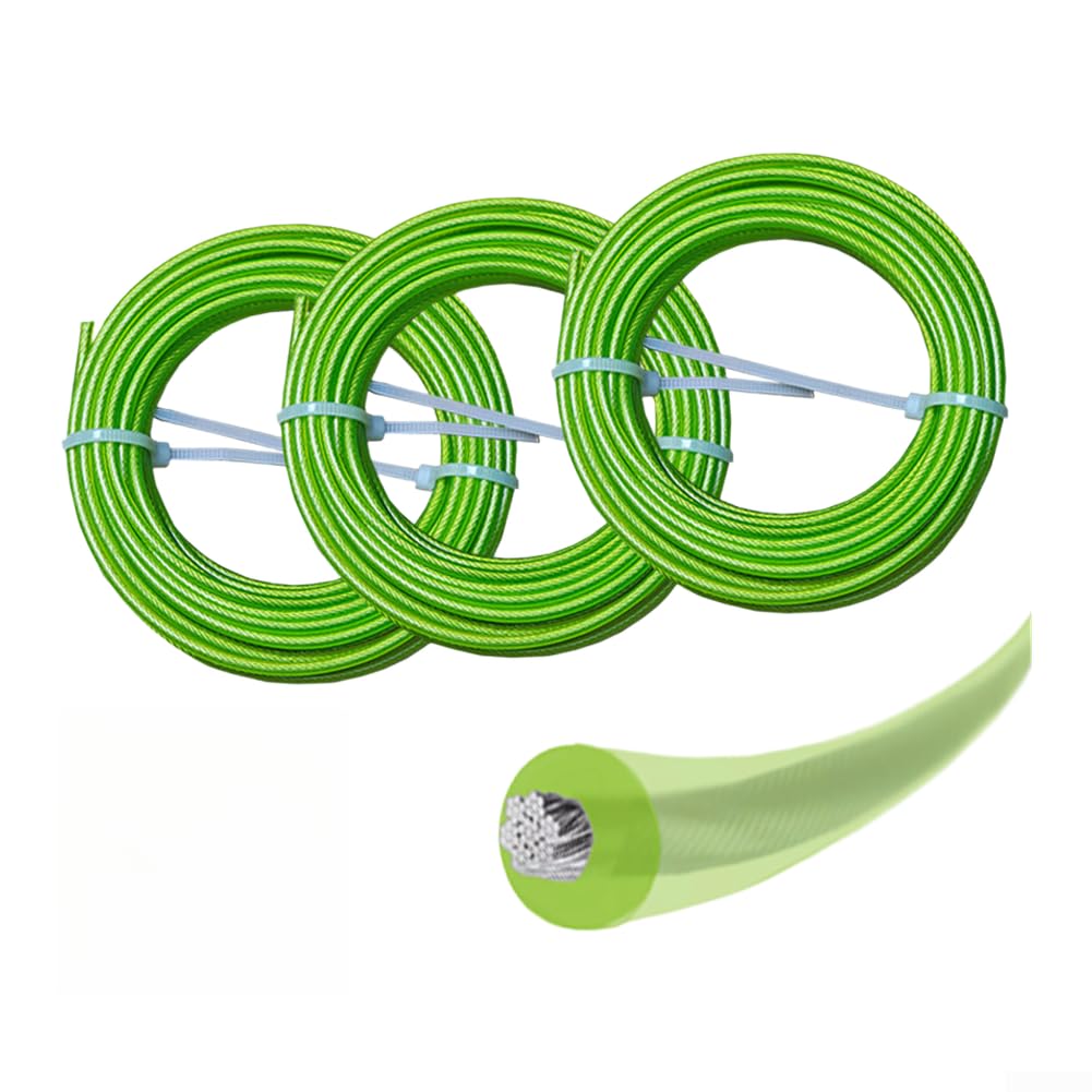 Hilo Desbrozadora para acero Nylon 2.4mm Corte Uniforme Hilo(4packs 2.4mm*5M)