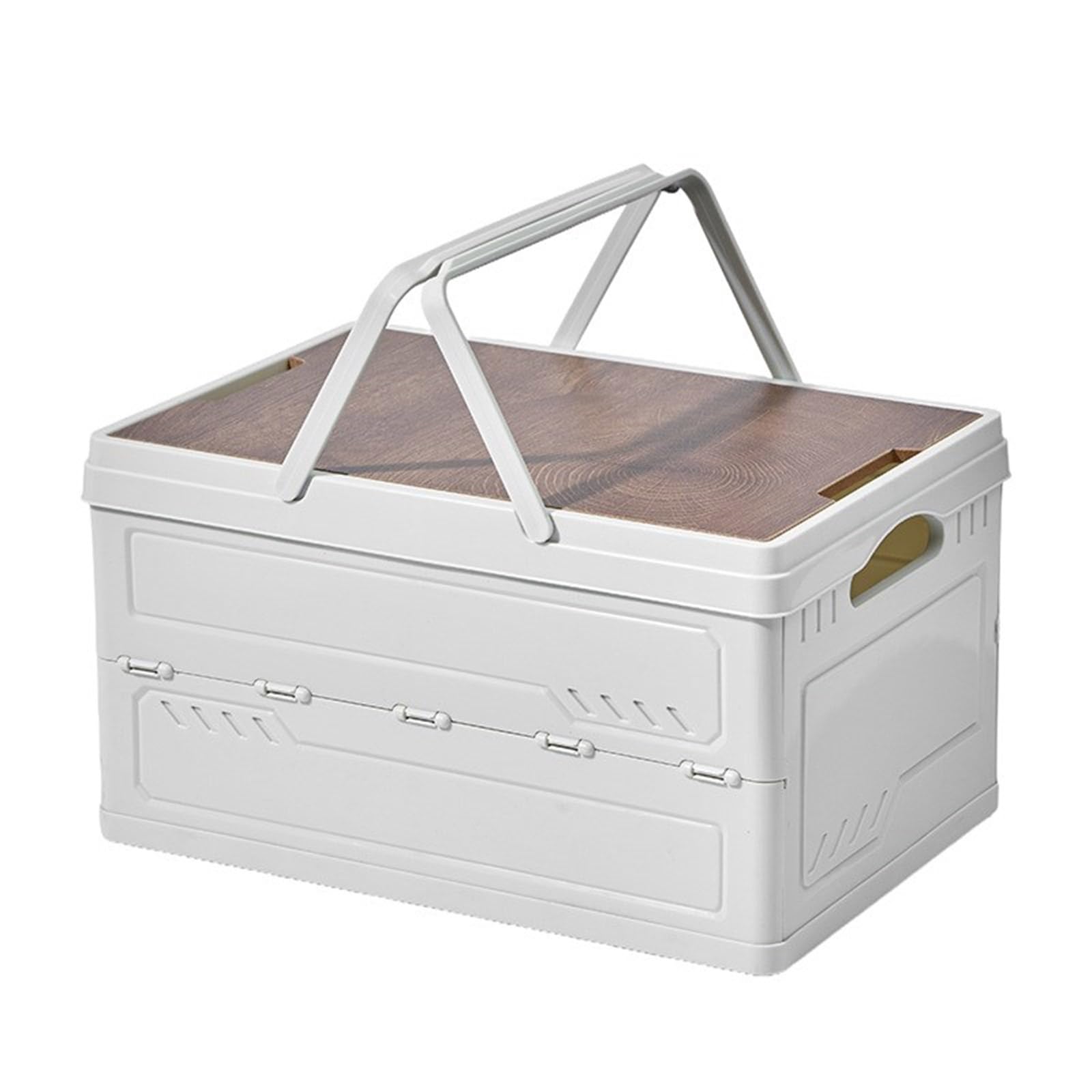 carotoe Space Efficient Foldable Storage Container with Easy Carry Handles Ideal for Small Homes or Renters Multipurpose Storage Container