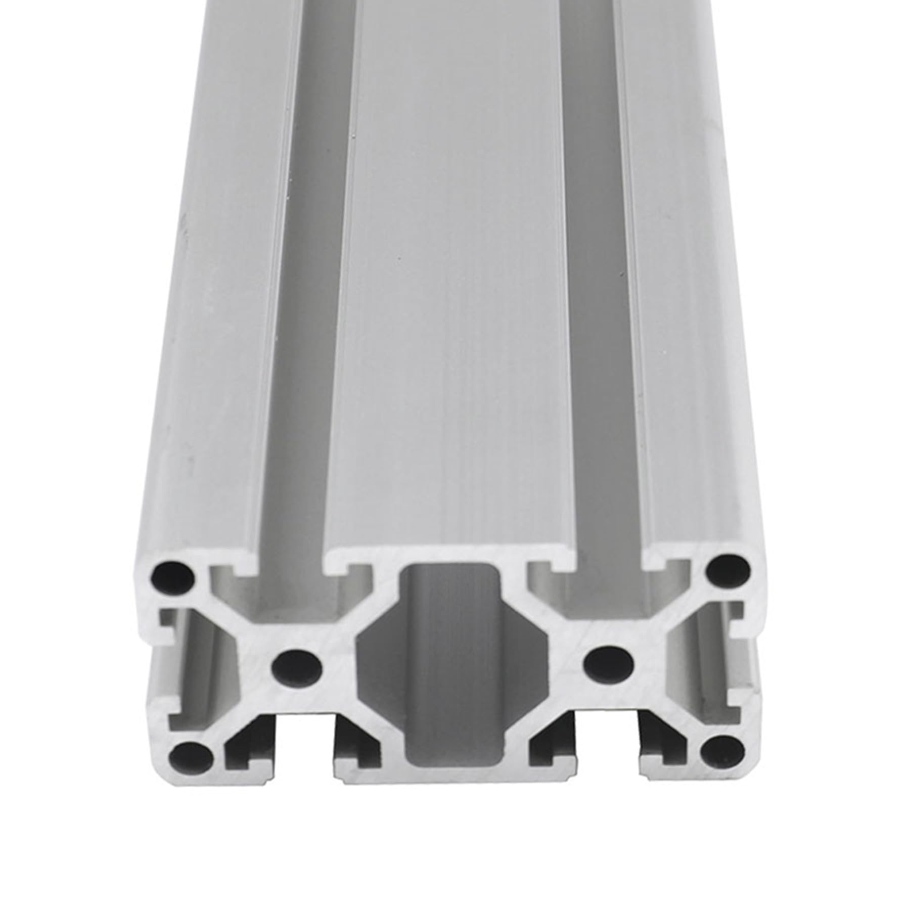 4080 600mm 1 Stück Aluminium Extrusion Profil T Typ Silber | Europäischer Standard Eloxierte Linearschiene Aluminiumprofilextrusion für DIY 3D-Drucker und CNC-Maschinen