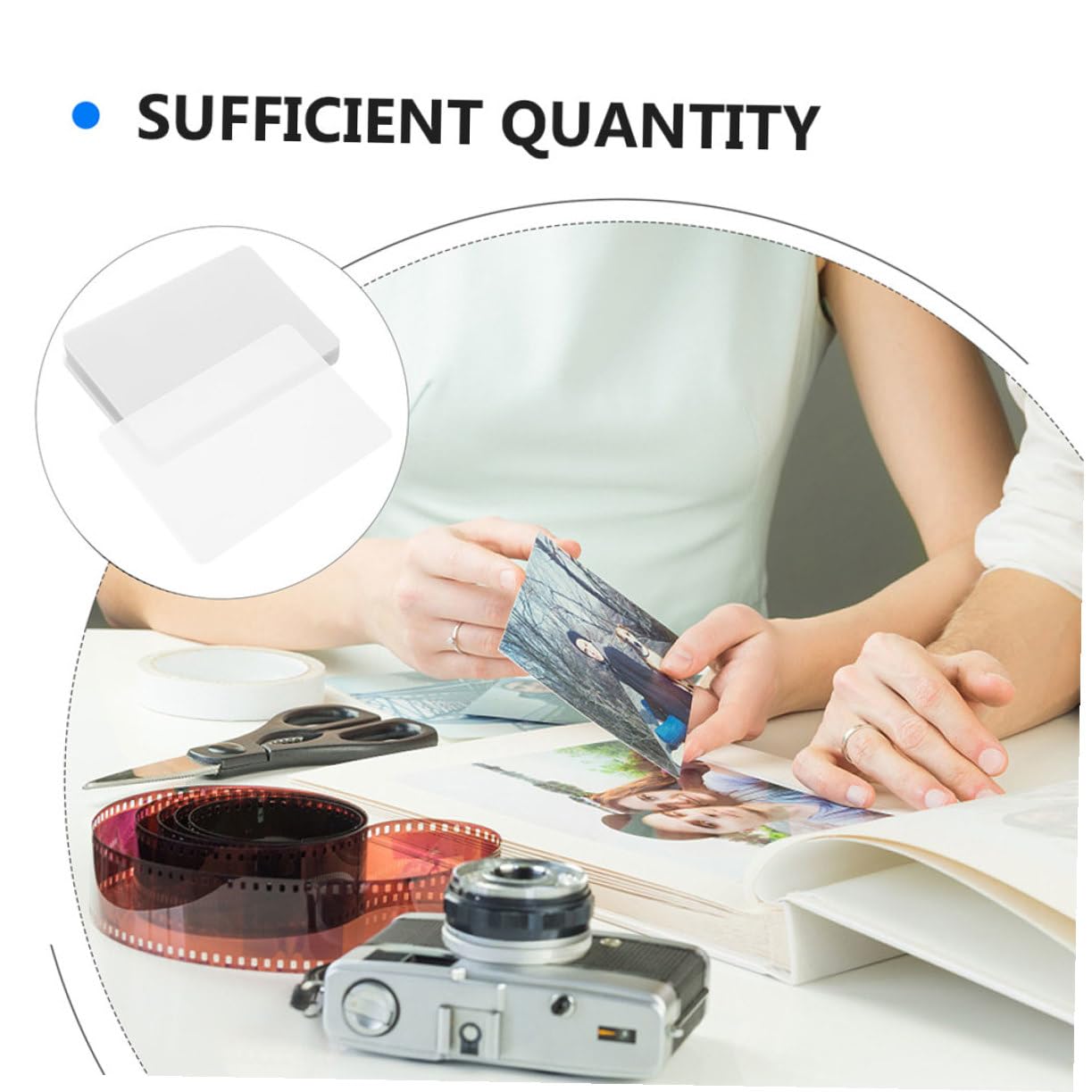 ULTECHNOVO 200 feuilles Pochettes Plastifiantes Transparentes Mils Films de Protection Plastiques Thermiques pour Photos Laminées Résistantes à Eau Usure Format