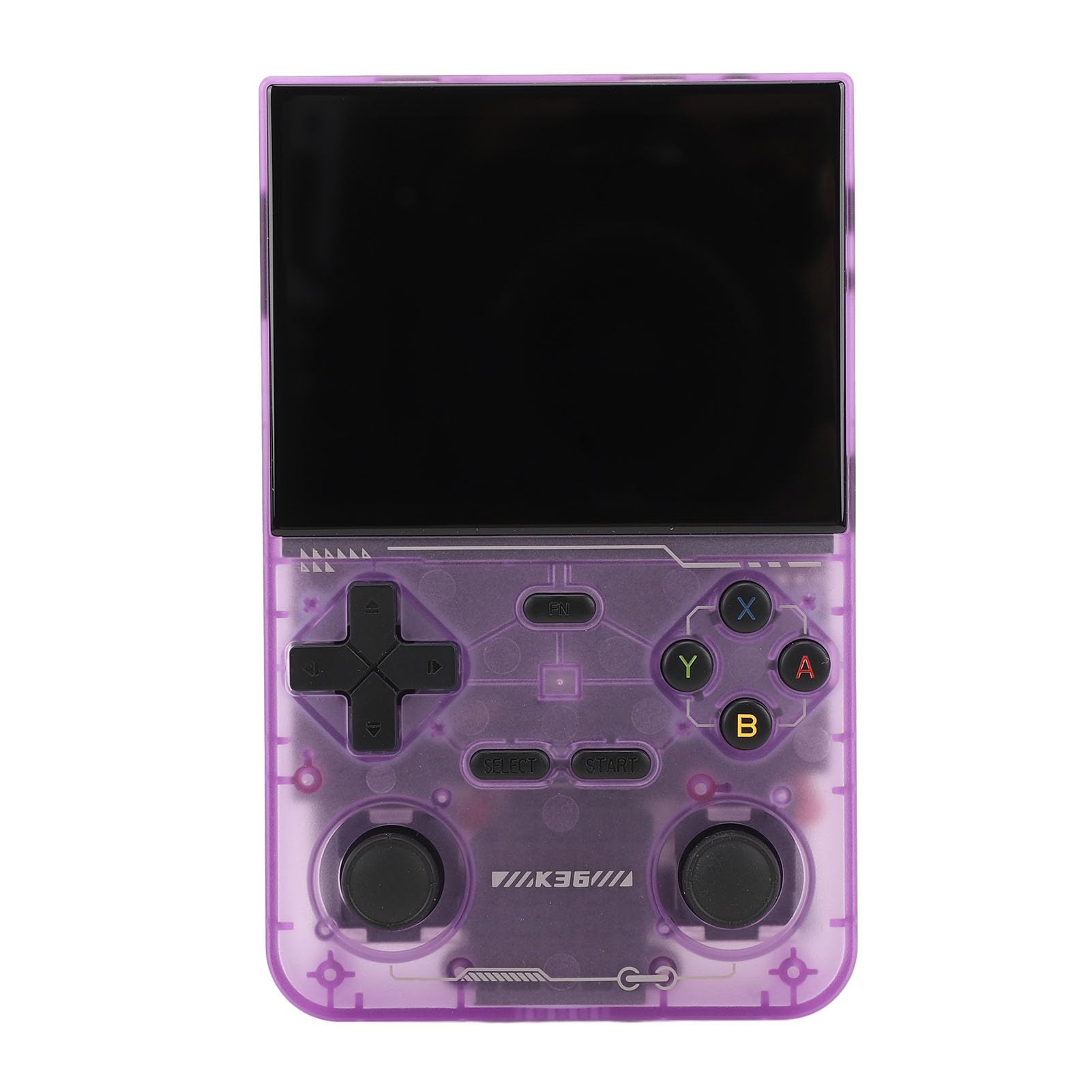 Przenośna Konsola do Gier Retro Konsole do Gier z 3,5-calowym Kolorowym Ekranem IPS, Podwójnym Joystickiem 3D Retro Konsola do Gier Typu Open Source 3500 MAh Bateria 640x480