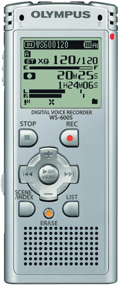 OM Digital Solutions DP-10 Digital Voice Recorder 142640 (Silver)