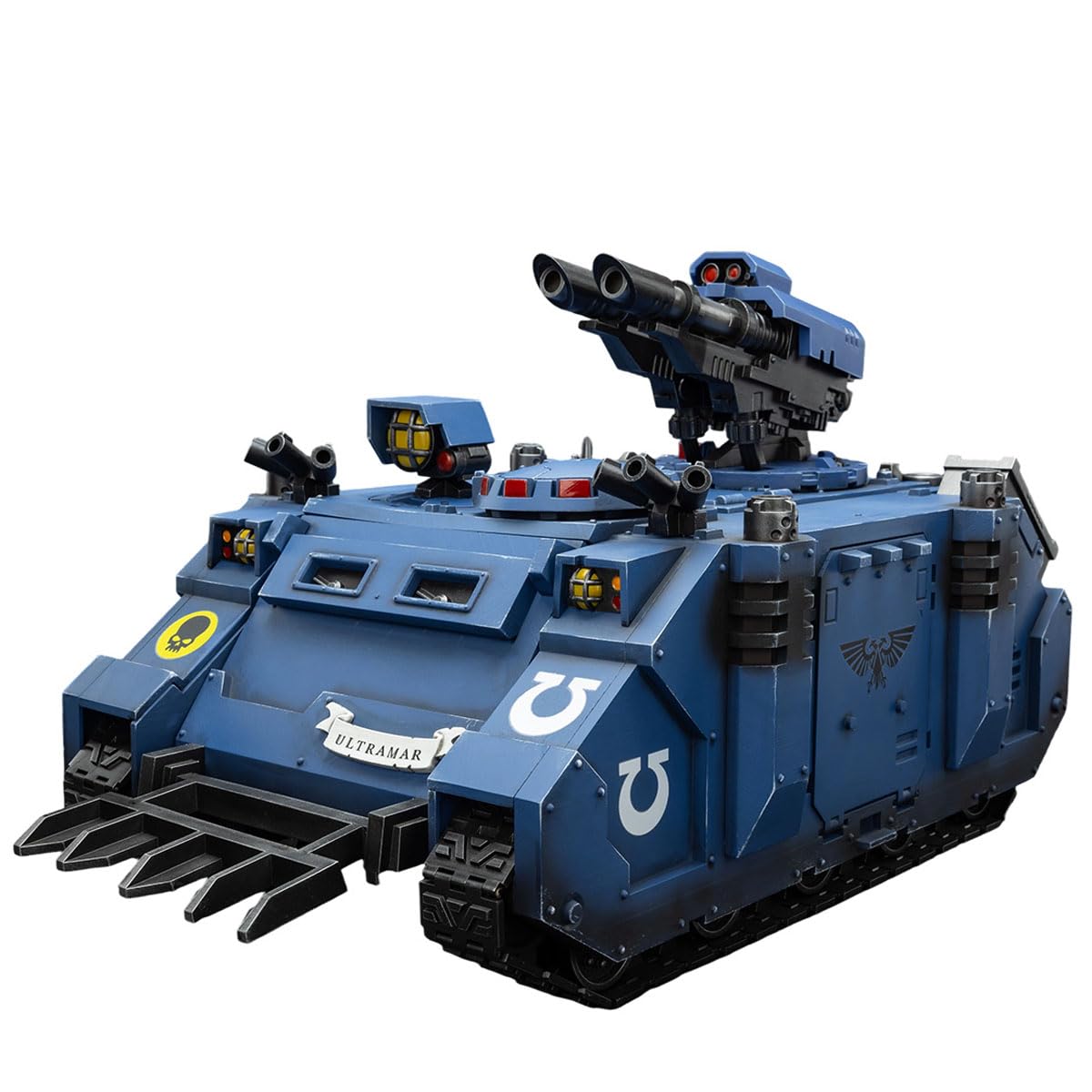 JOYTOY Warhammer 40K Ultramarines Razorback with twin lascannon 1/18 Scale Action Figure Model 15+ Collectible for Holidays & Birthdays!