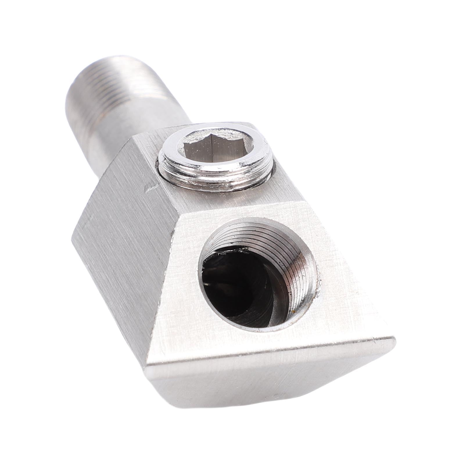 Rengue Adattatore Pressione Olio 1/8-27 NPT Adattatore Filettato Sensore Pressione Olio in Acciaio Inossidabile per ProX21 ProX17 ProX19 con Raccordo a T 1/8 NPT per Manometro