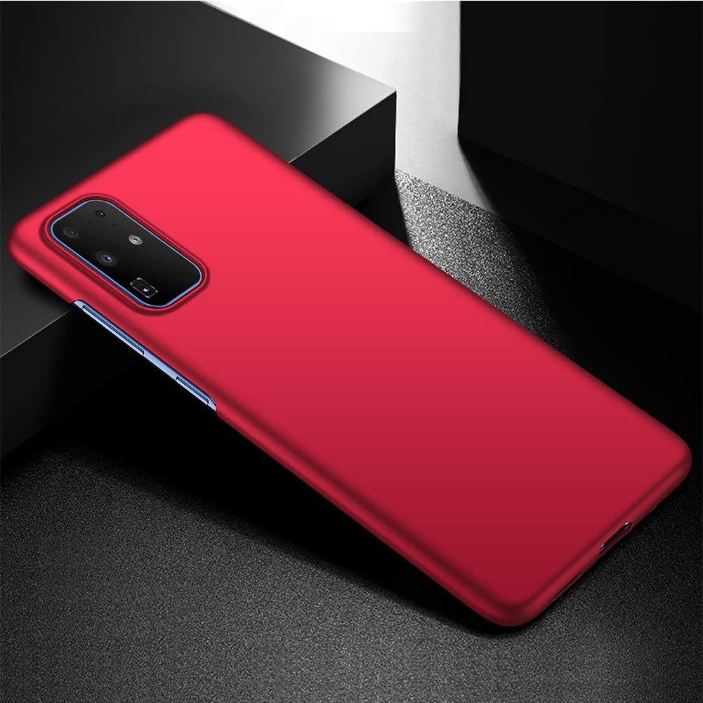 ORNARTO Case for Samsung S20 Plus,Thin Premium Hard Plastic Matte Finish Anti-Scratch Cover Cases for Samsung Galaxy S20 Plus(2020) 6.7' Red