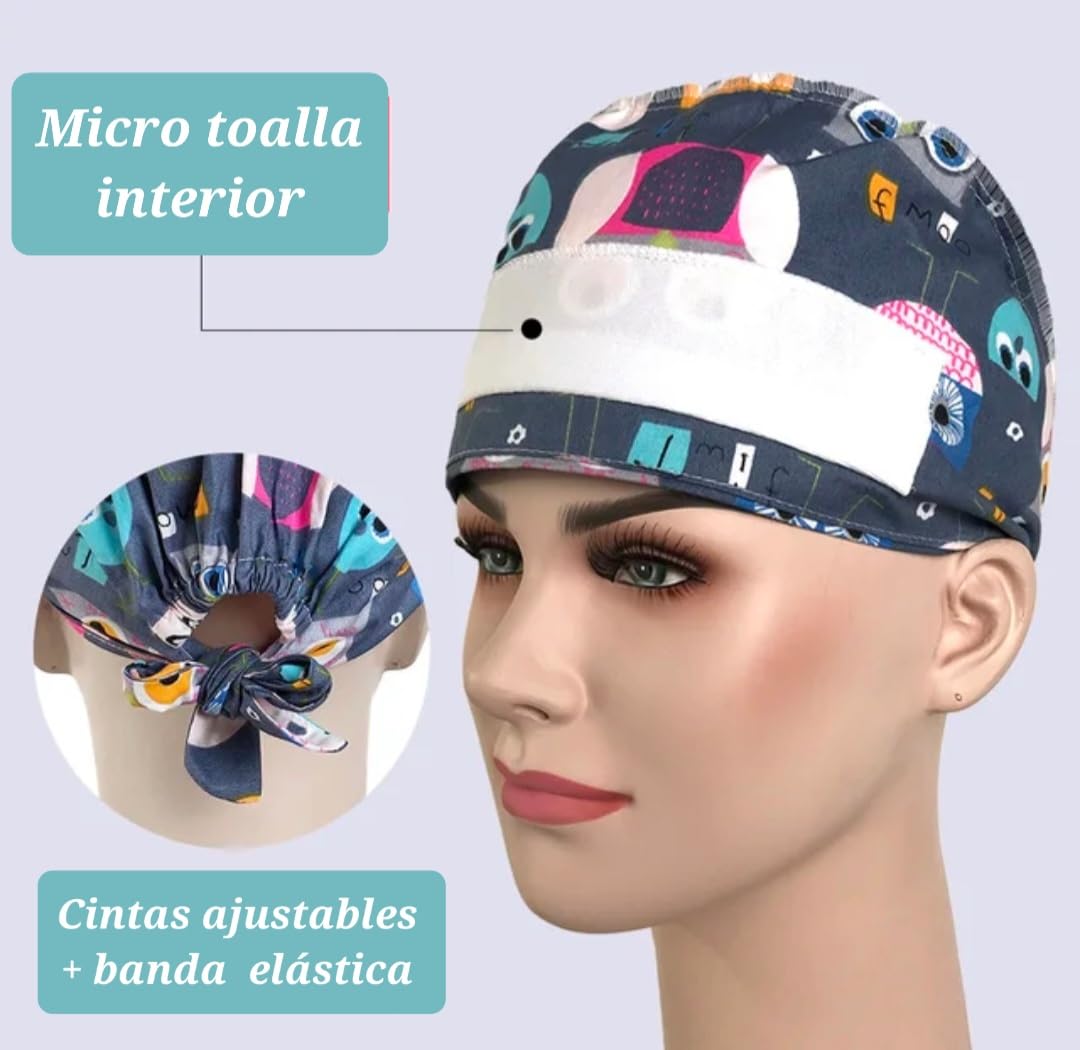 Spiderman Surgical Hat, Spiderman Hat Pielęgniarstwo Czepek Szpiderman wielokrotnego użytku Marvel czapki chirurgiczne