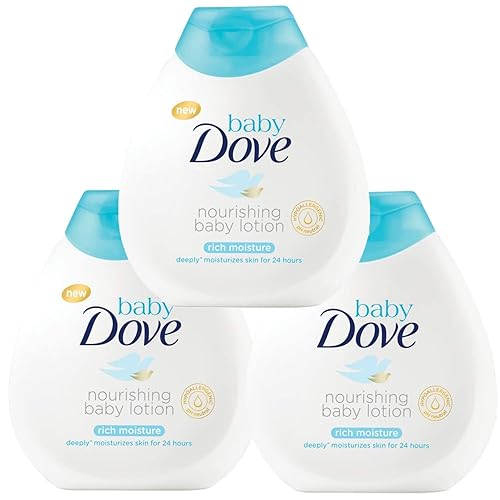Dove Loción nutritiva para bebés sensibles a la humedad sin fragancia 676 onzas líquidas 68fl oz x paquete de 3