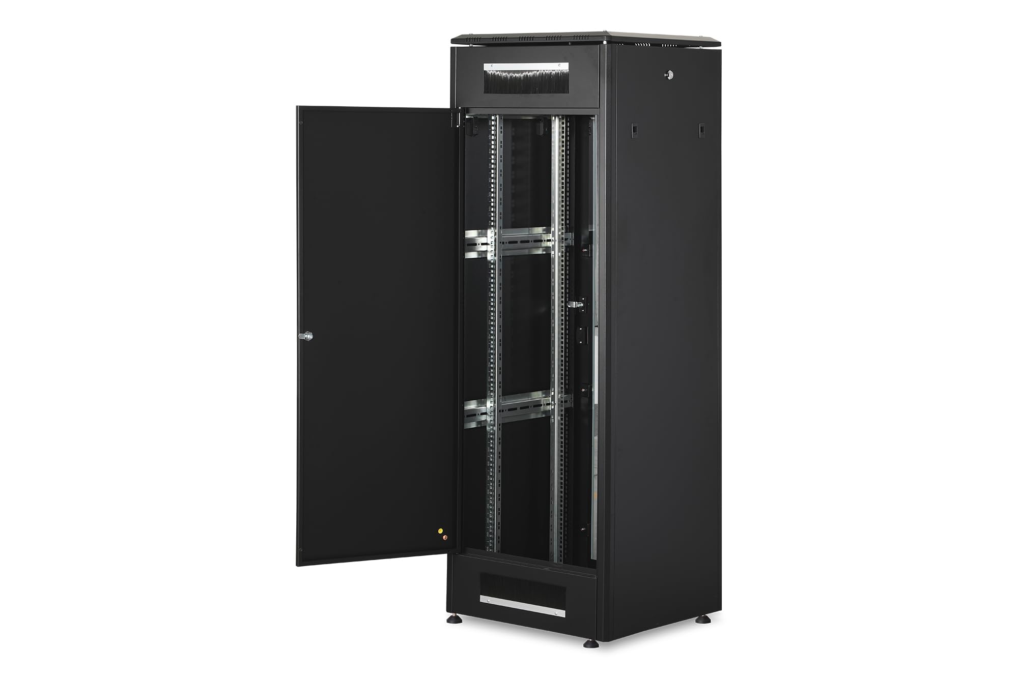 DIGITUS Armadio di rete 19" 36HE - 60 x 60 cm - Serie Unique - Portata 800 kg - Profondità utile 543 mm - Nero