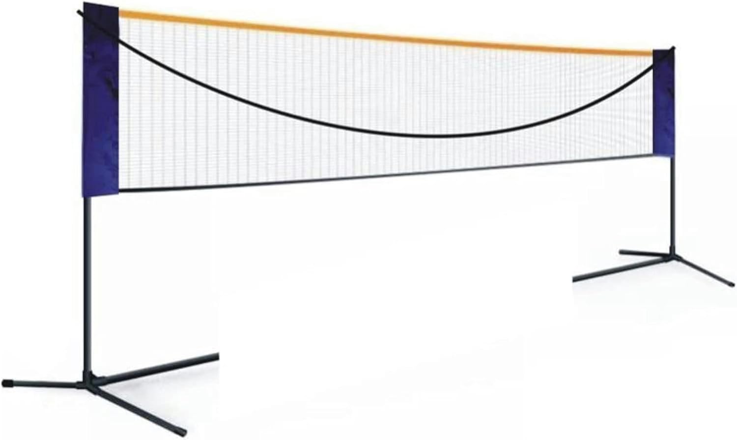 10.2ft Portable Badminton Net Tennis Net for Soccer, Pickleball, Kids Volleyball Indoor Adjustable Height 2.46ft to 5.09ft for Outdoor Court Backyard Beach Games