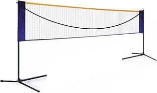 10.2ft Portable Badminton Net Tennis Net for Soccer, Pickleball, Kids Volleyball Indoor Adjustable Height 2.46ft to 5.09ft for Outdoor Court Backyard Beach Games