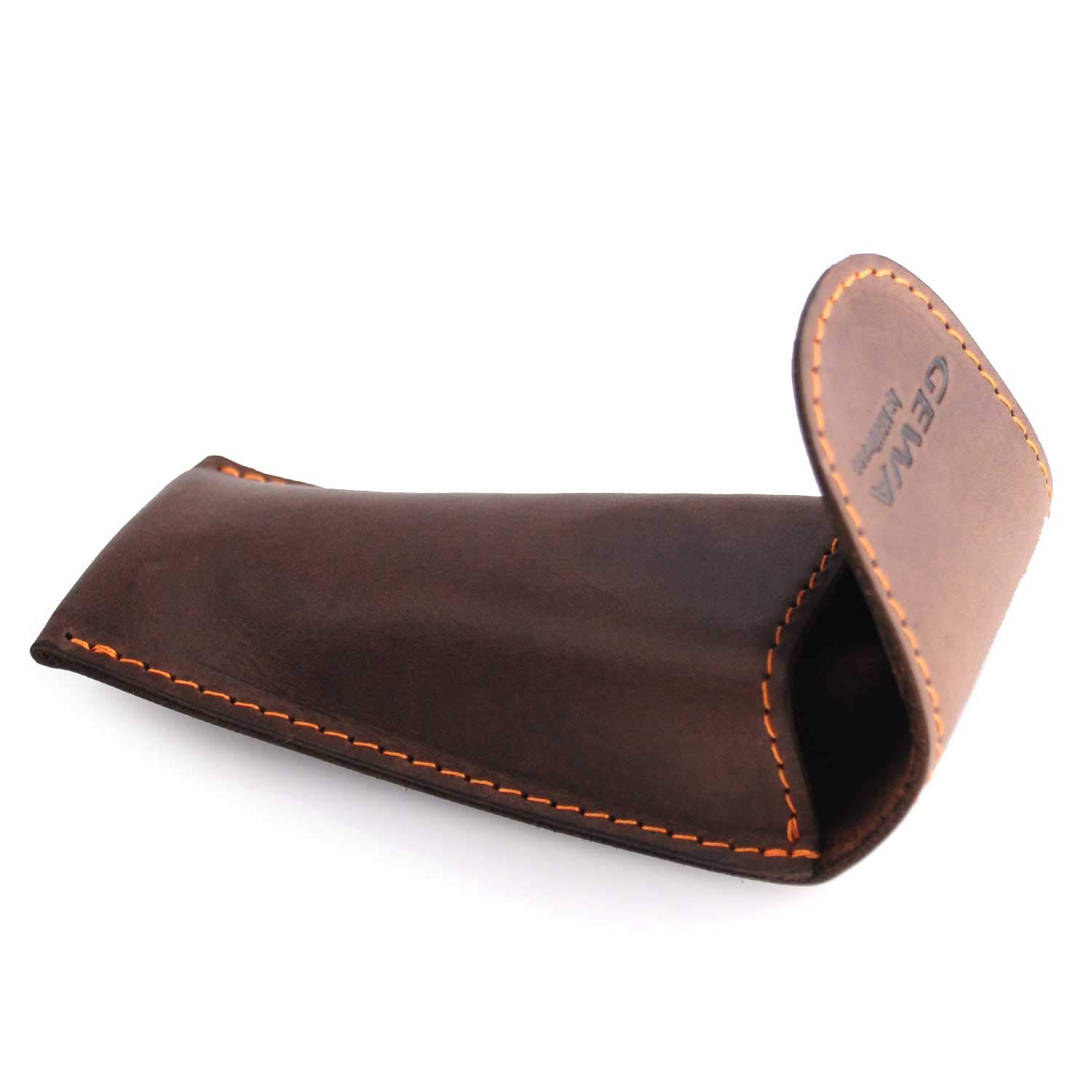 Funda para boquilla Crazy Horse Trompeta marrón