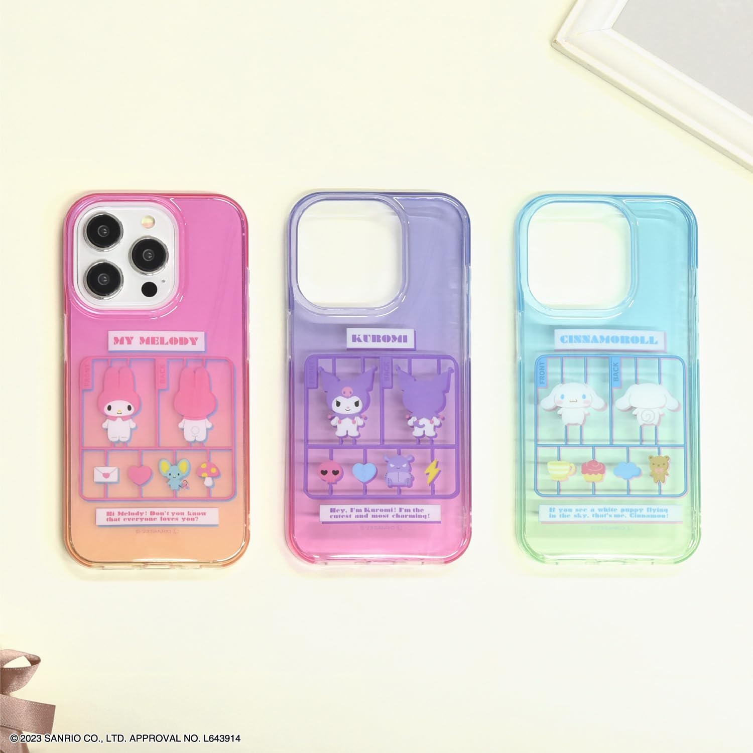 グルマンディーズ(Gourmandise) Gourmandies Sanrio Characters iPhone 15 Pro Soft Case Cinnamoroll SANG-350CN
