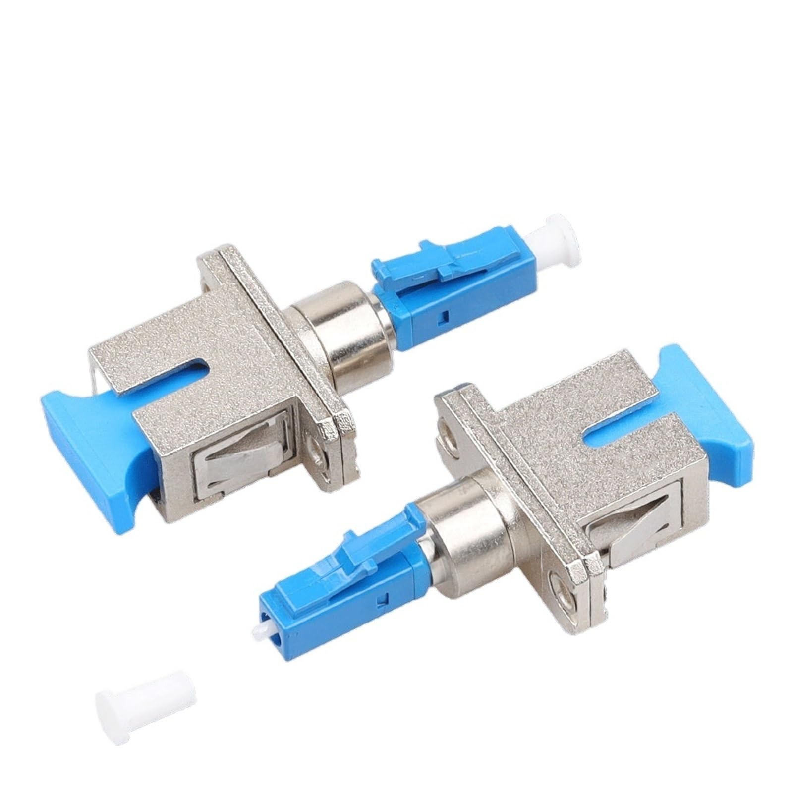 Adaptador de fibra óptica simplex híbrido LC/UPC a SC/UPC | 2PCS