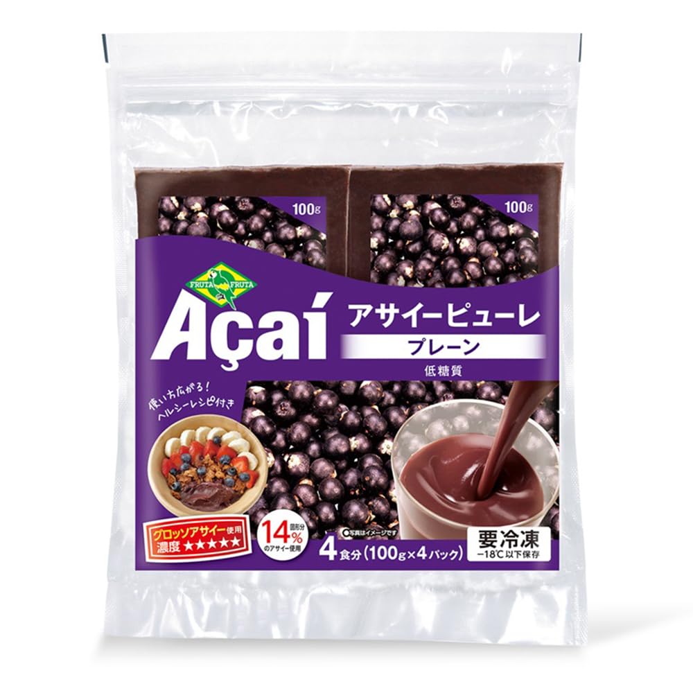 Amazon.co.jp: [冷凍] フルッタ フルッタ アサイーピューレ プレーン