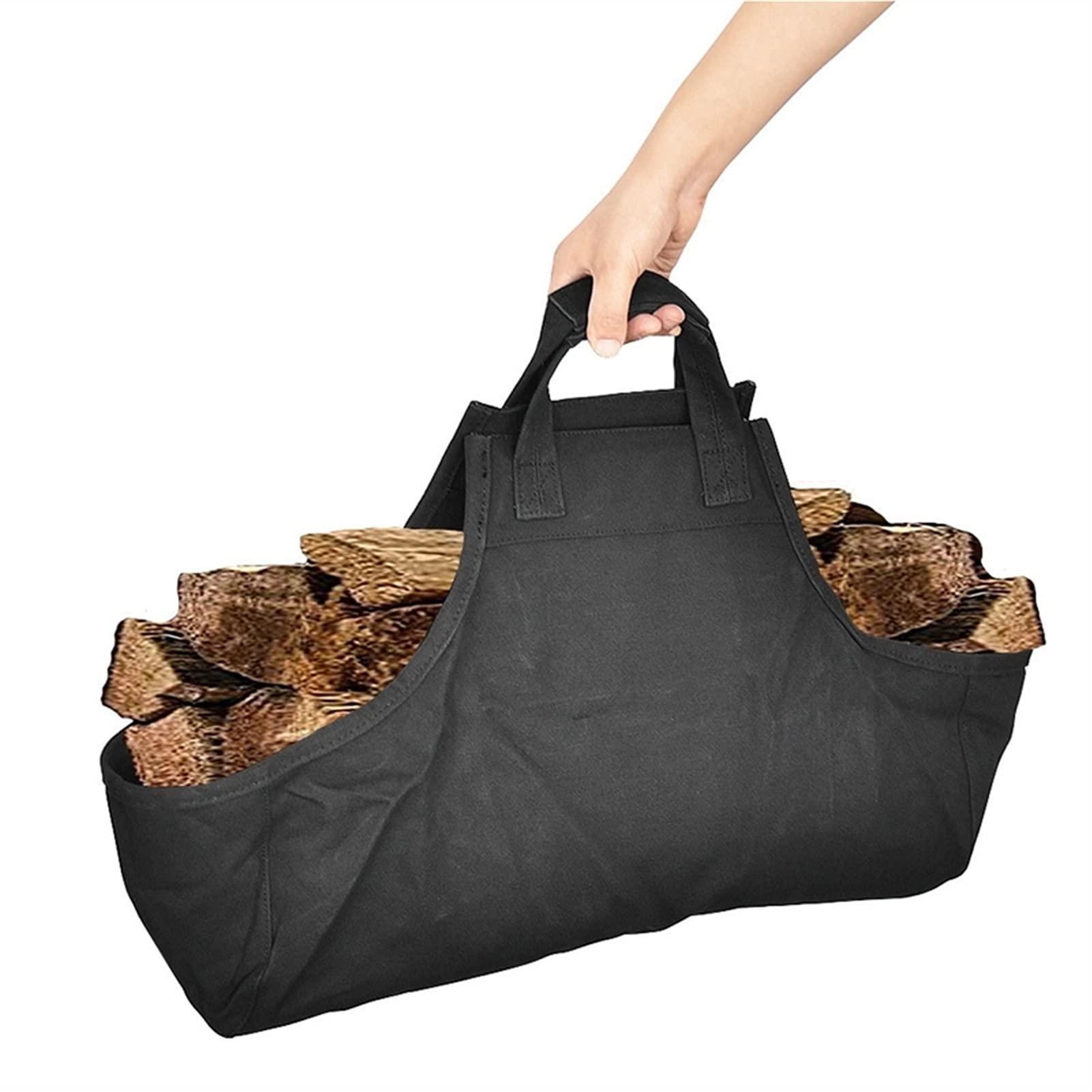 Culle Portalegna Legna da ardere Bag Carrier Portable Stufa in Tessuto Oxford Camino a Legna Accessori Esterna Campo Storage Bag Accessori per Caminetto