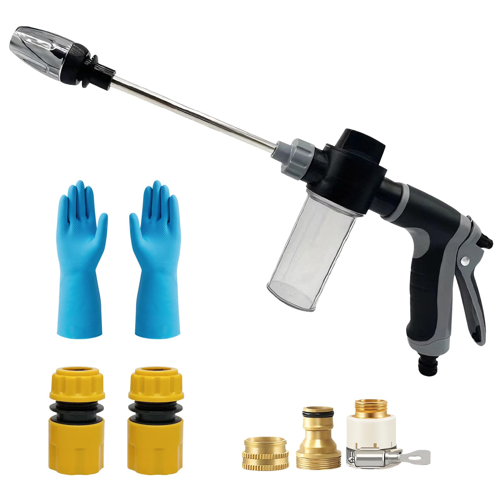Pistolet à eau haute pression Power Jet Shinybox pour tuyau d'arrosage et lavage de voiture