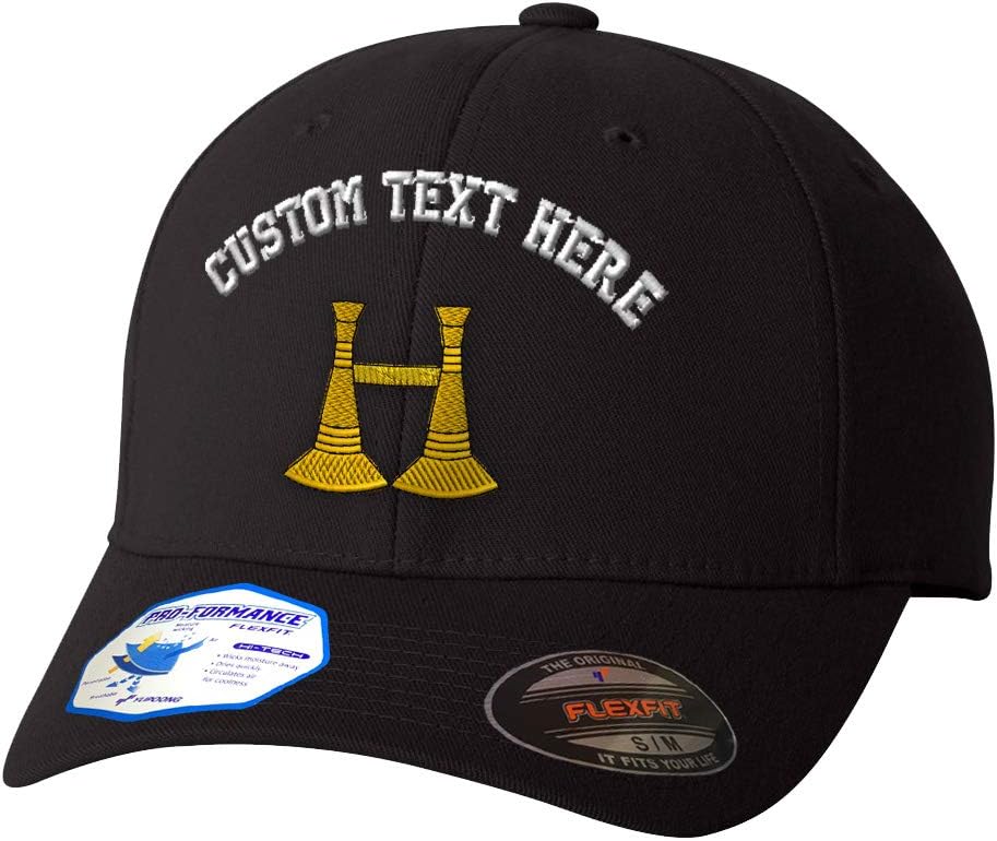 Custom Flexfit Hats for Men & Women Firefighter Captain Symbol Embroidery Polyester Dad Hat Baseball Cap