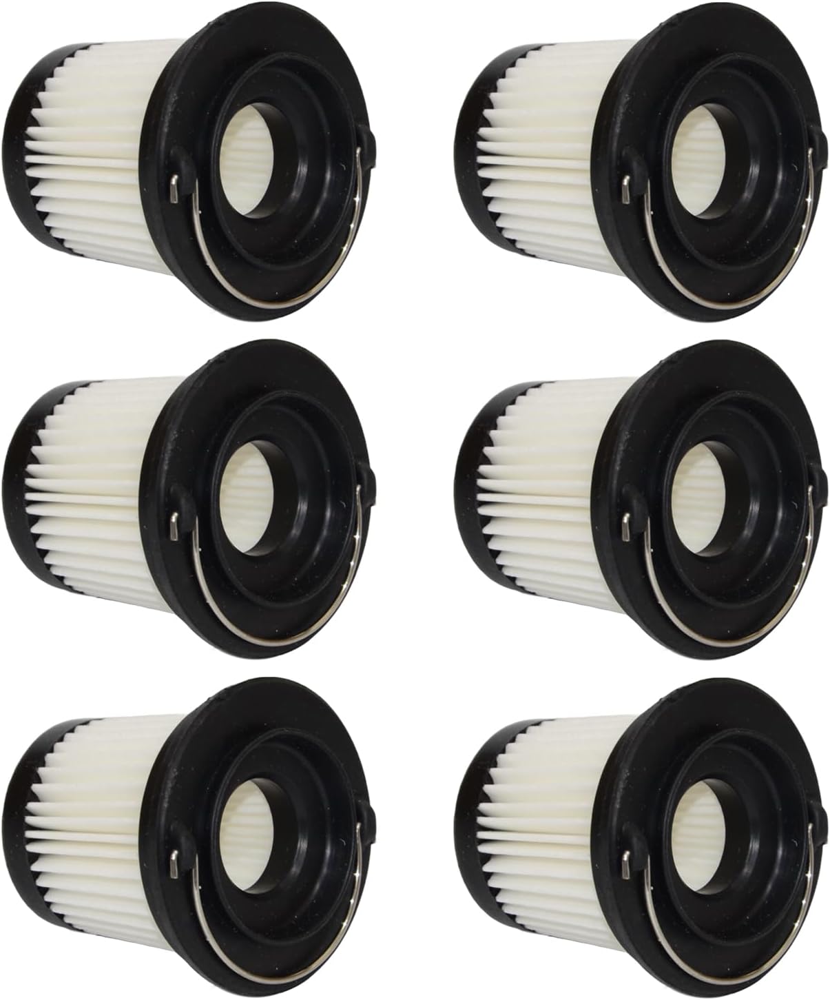 PUREBURG 6-Pack Replacement Filter Compatible With Autobot VX, Vmini V automotive Vacuum Cleaner,Dust Hair large particles dander