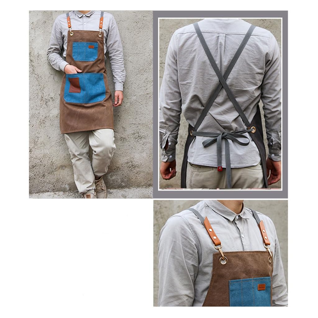 Grembiule da cuoco grembiule da barbiere personalizzato per uomini e donne ristorante barista tè al latte cottura manicure grembiule tuta grembiuli da cucina