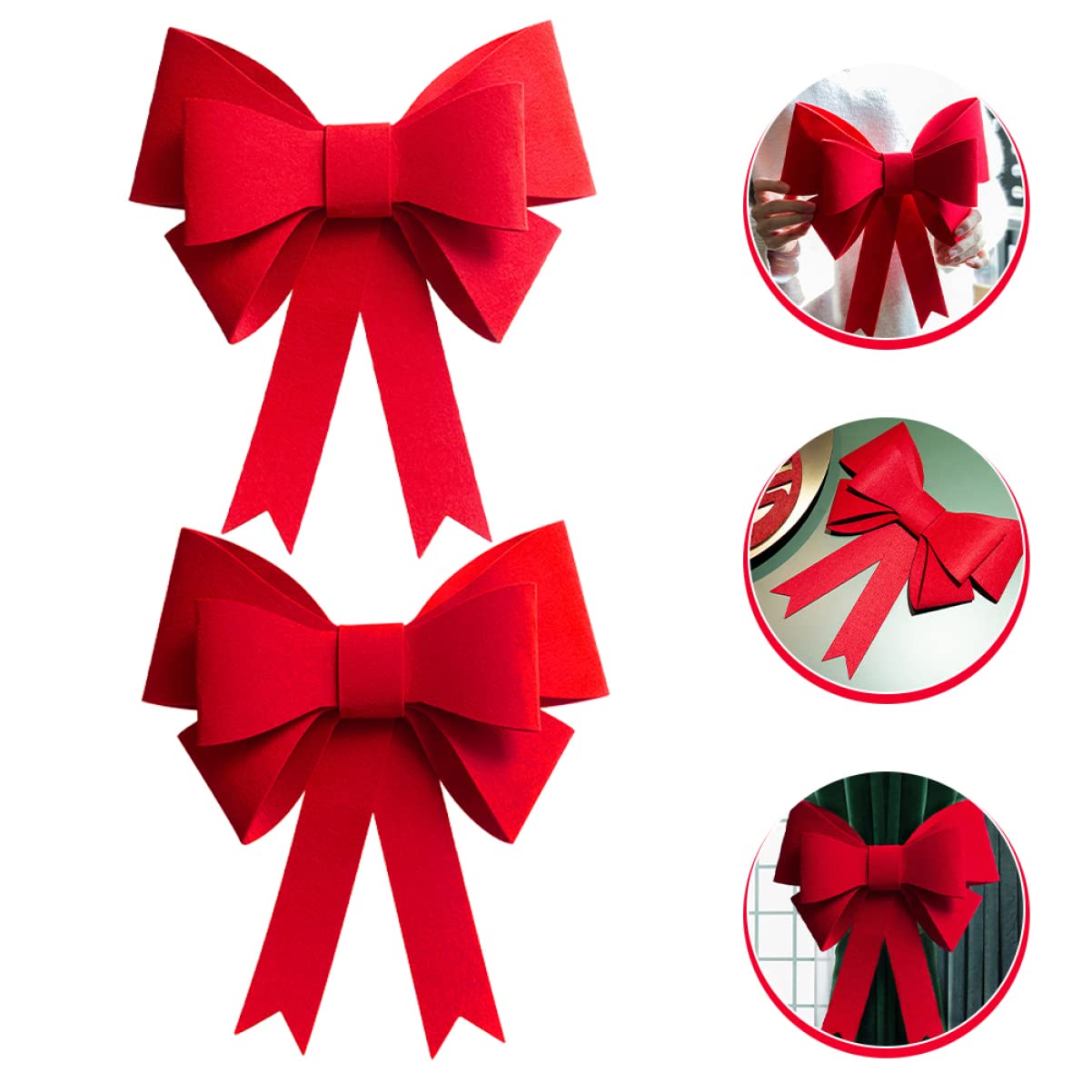Abaodam 8stücke Hochzeitsvorhang-bänder Handgefertigtem Material Dekorative Schleifen Für Fenster Für Schlafzimmer Und Badezimmer Für Hochzeiten Und