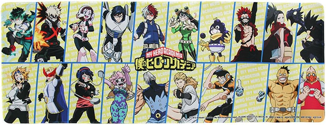 Alfombra de escritorio My Hero Academia personajes 30cm x 80cm