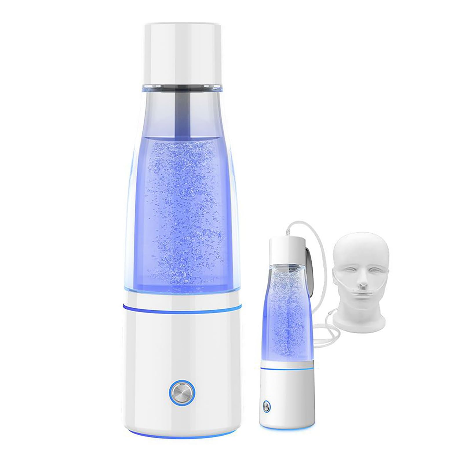 Generador de agua de hidrógeno 3 en 1 con vaso de 200 ml y tecnología SPE/PEM de 5/10 min