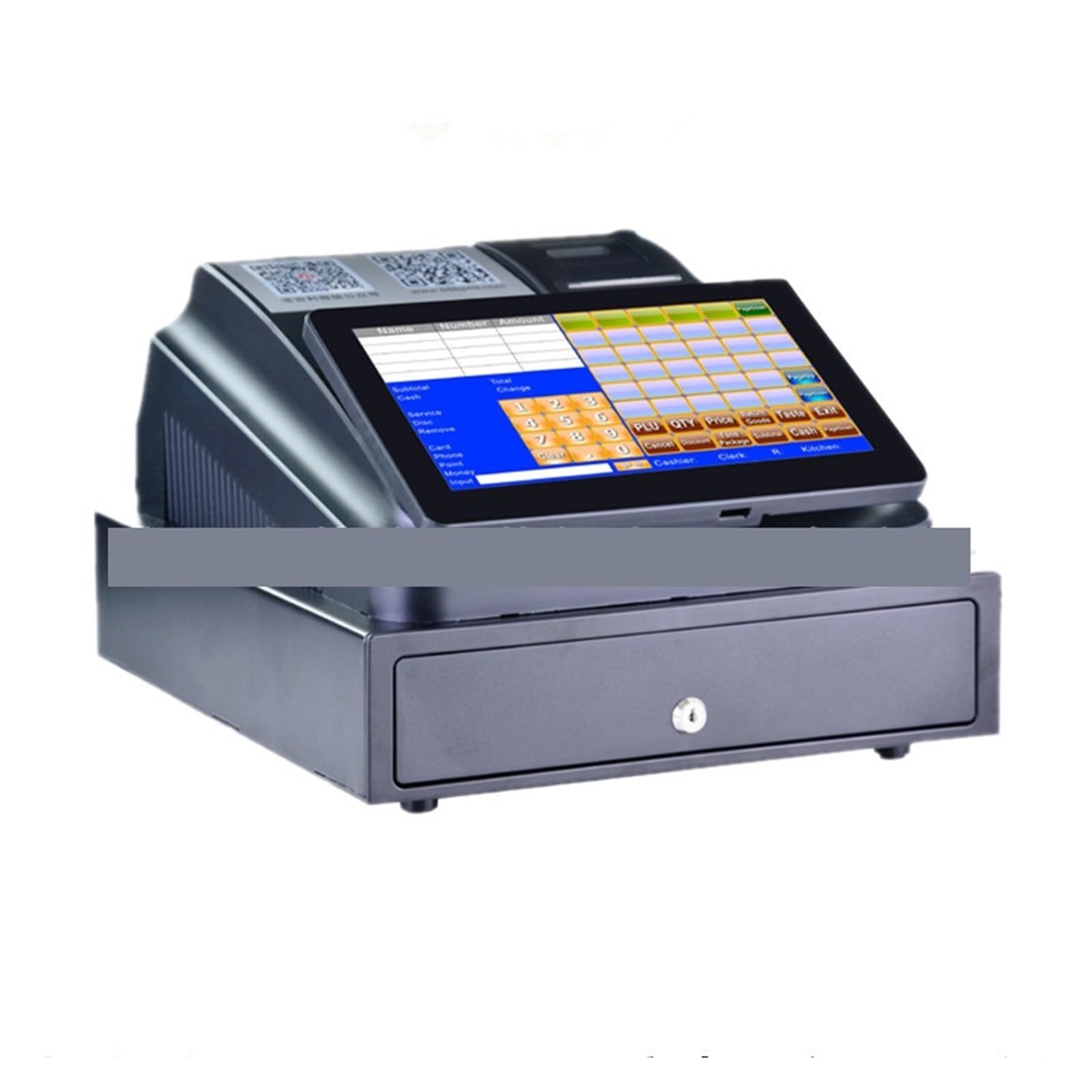 Caisse Enregistreuse, Caisse enregistreuse à écran Tactile multilingue, Caisse enregistreuse,pour Le Commerce de détail et la Restauration Système Tout-en-Un