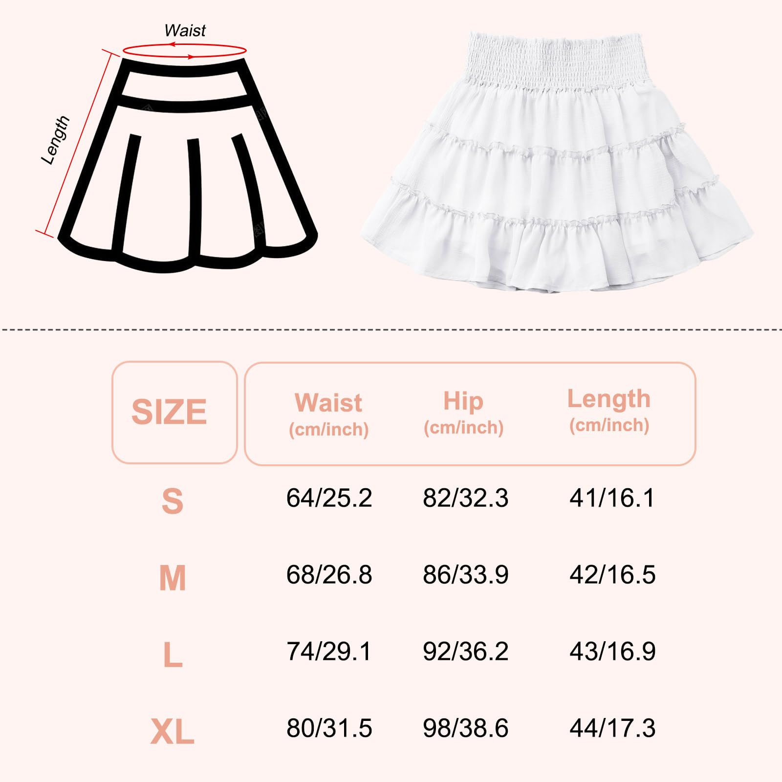 Adigaber Femmes Mini Jupes Couleur Unie Taille Haute Mini Jupe à Volants en Tulle avec Short