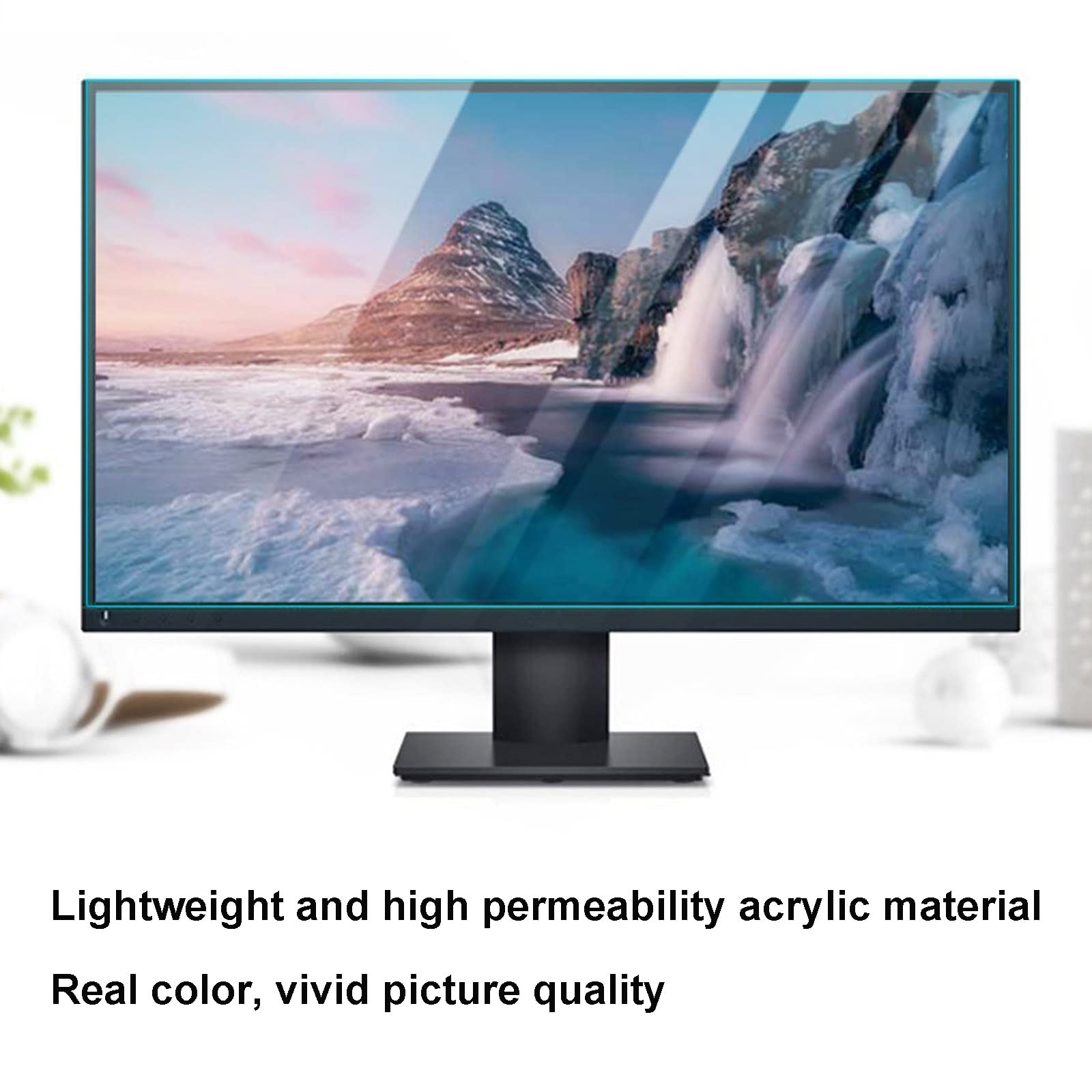 Protezione per schermo a luce blu progettata per laptop,notebook,monitor,acrilico facile da installare e rimovibile,filtro antiriflesso,protezione per gli occhi anti-uv,Filtro Anti Luce Blu Premium