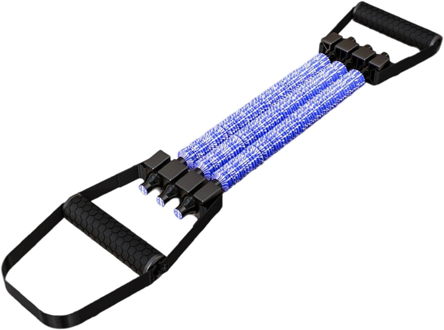 Chest Expander Muscle Training Exerciser Tensioner Portable Strengthener Resistance Band for Strength Training Home Gym, Blue