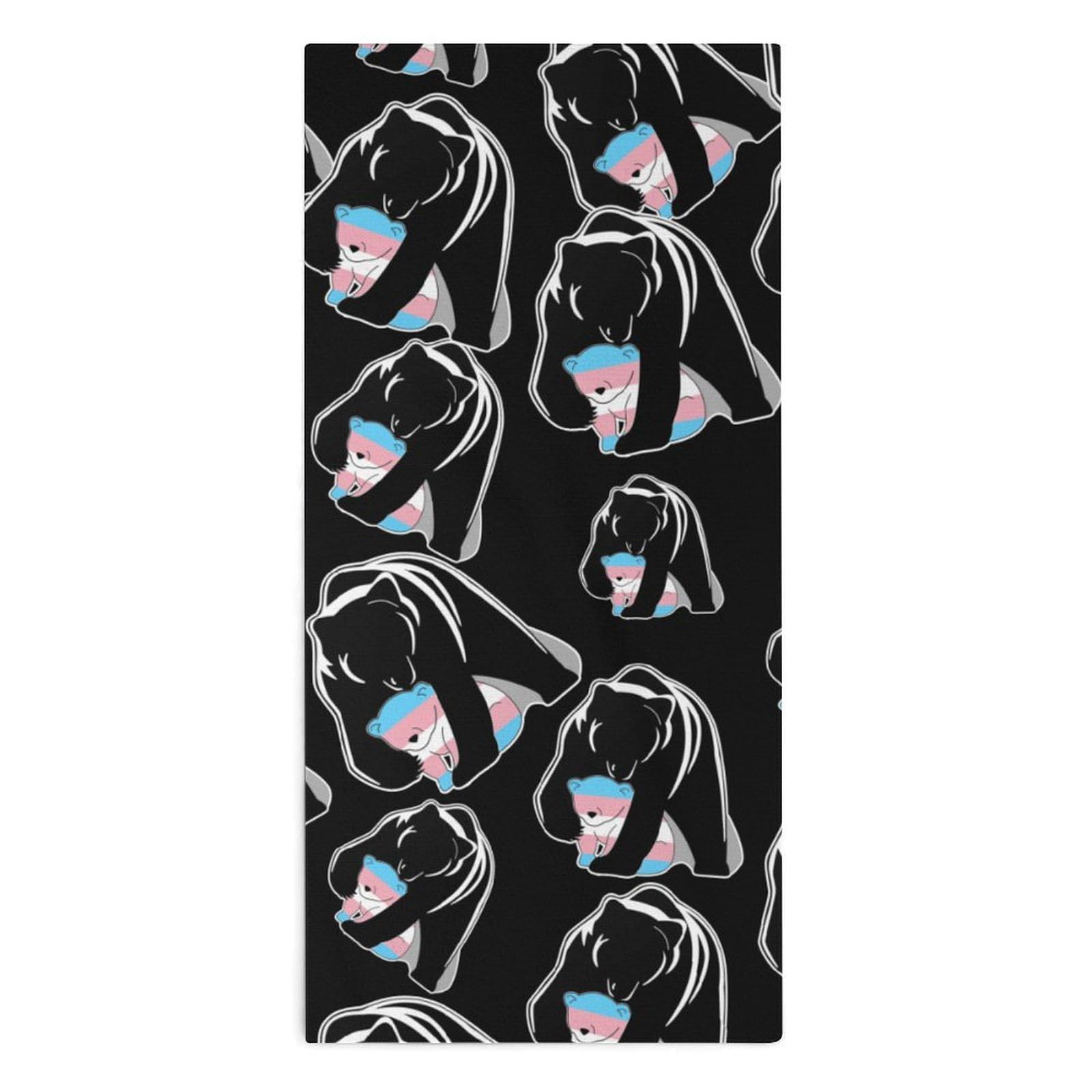 TXFBTRFSA Mamas-Bears Transgender Hand Towels for Adult Face Towel Bath Beach Swim Accessories