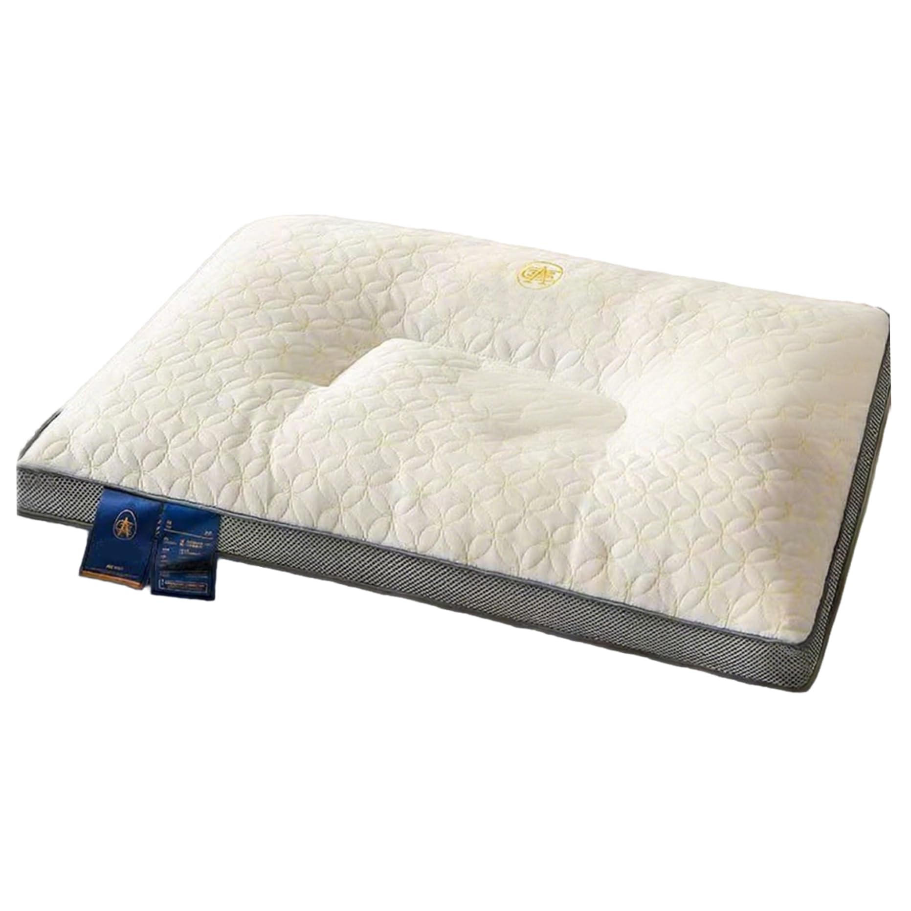 Oreiller de soutien du cou 16x24 pouces ergonomique et lavable pour dormir sur le dos