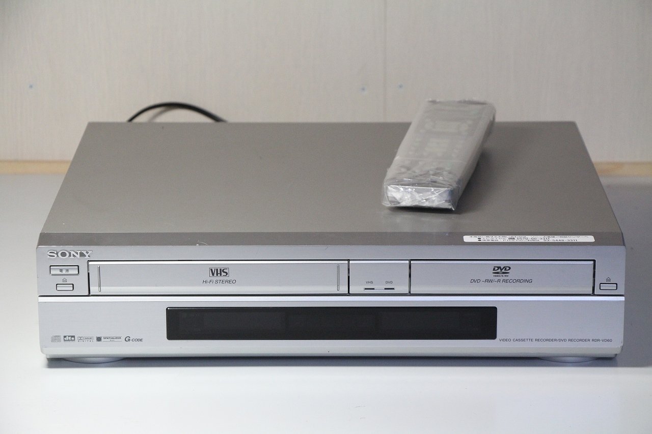 Amazon | SONY “スゴ録” RDR-VH80 HDD搭載VHSビデオ一体型DVD - レコーダー