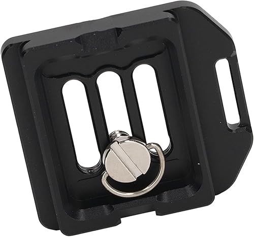 Miniatura 9 de Placa de liberación rápida para cámara con rosca de tornillo de 14 pulgadas, adaptador de montaje de placa de liberación rápida para cabezal de