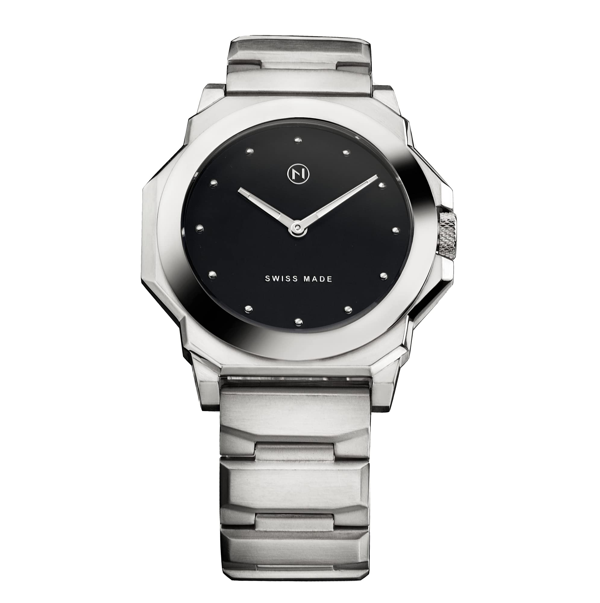 NOVE Rocketeer Swiss Made Quartz Watch Black Dial for Men and Women C001-07 (B07VDLXLYK) Amazon Price History, Amazon Price Tracker