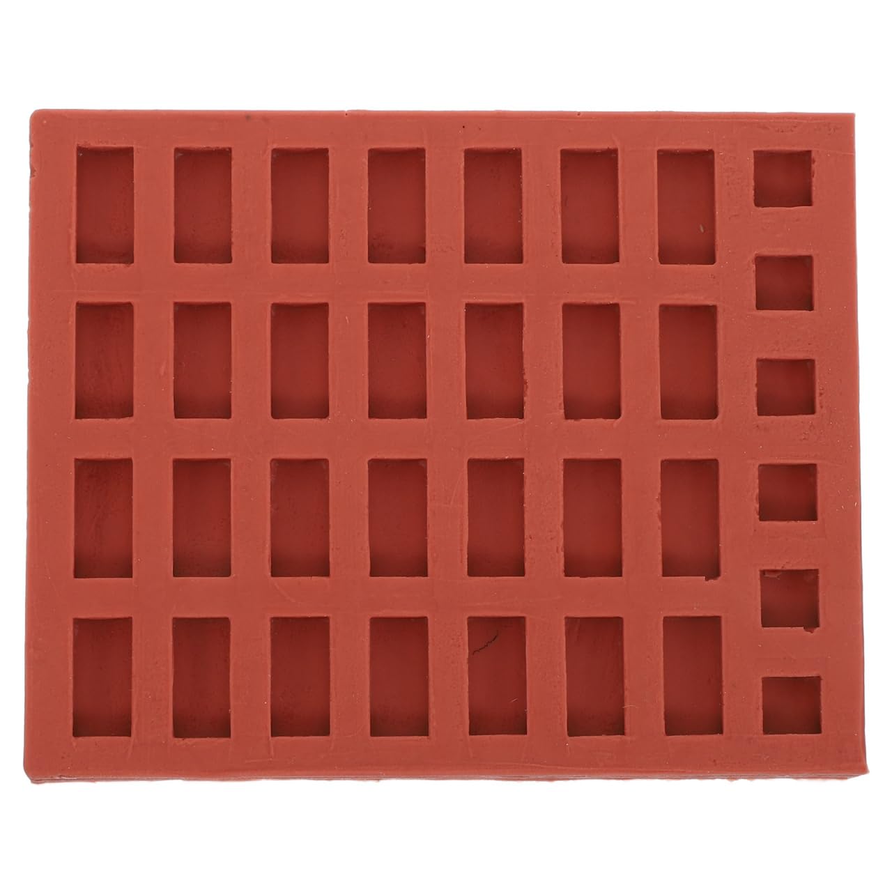 SHINEOFI Miniature Brick Silicone Mold for DIY Model Building and Classroom Teaching, Highly Detailed Silicone Crafting Mold for Clay and Cement, Realistic Square and Long Mini Brick Shapes
