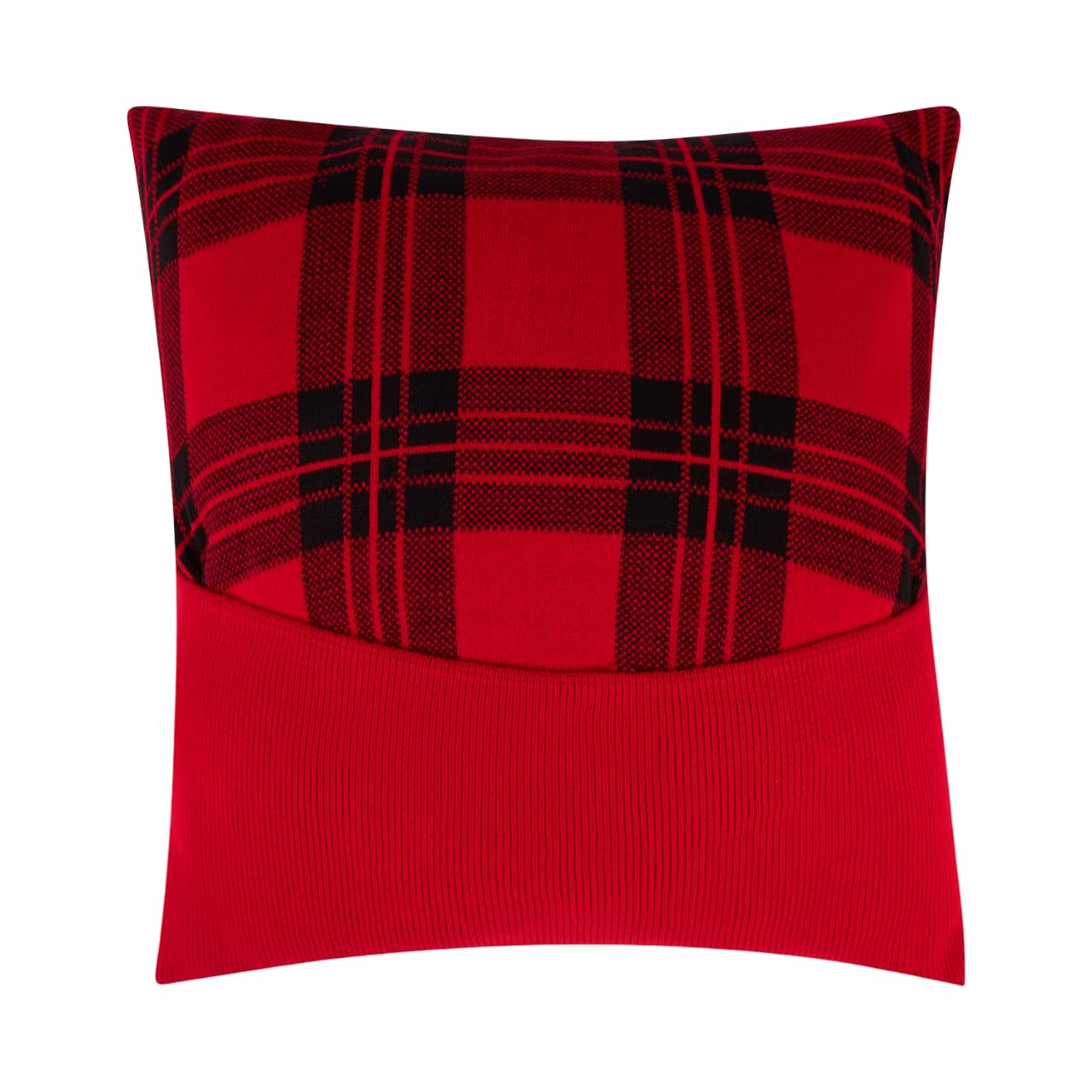 Cuscino A Quadri A.C. Milan Cotone 40x40 cm Prodotto Ufficiale