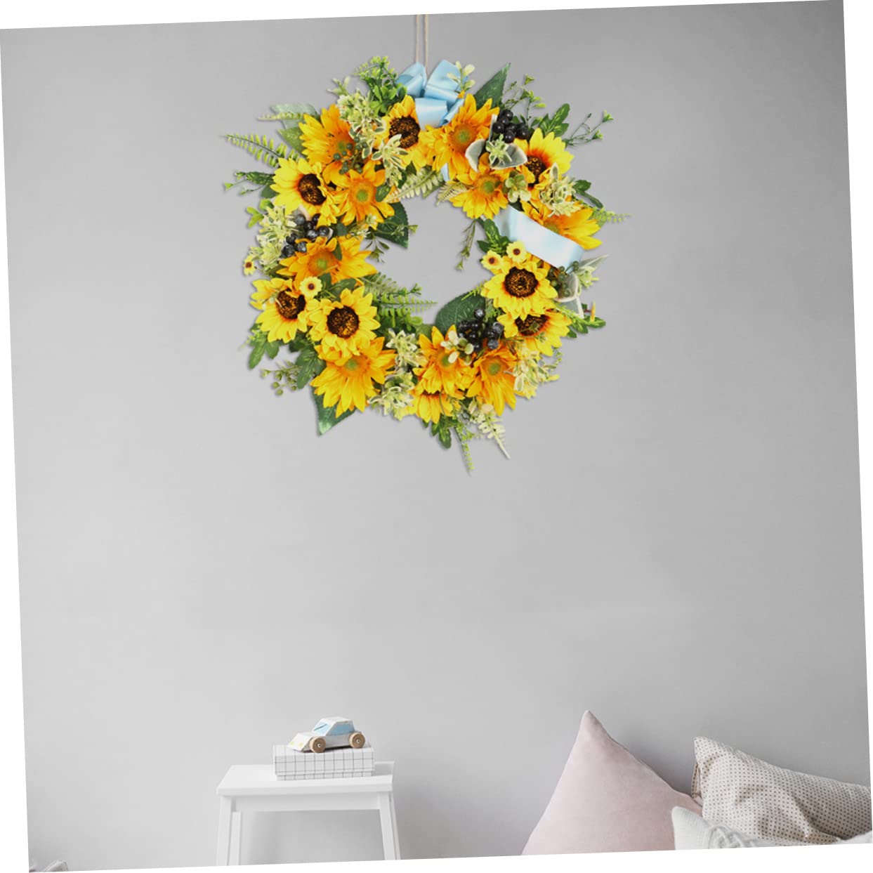 Zerodeko 1pièce Couronne De Artificielle Décoration pour Printemps Et Festivals Accessoire Romantique Intérieur