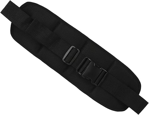 Miniatura 9 de Correa de sujeción de cintura para silla de ruedas, arnés ajustable acolchado negro flexible para silla de ruedas suave seguro para paciente para
