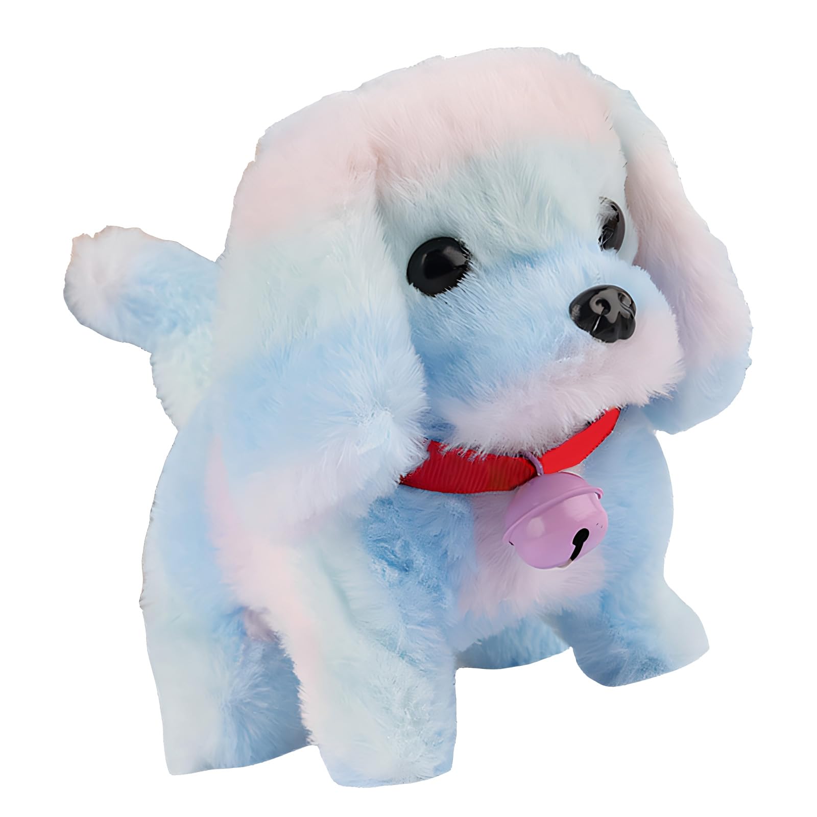 Cnrfeoap Interactive Electronic Plush Dog Comfort Toy with Natural Sounds and Life Like Movement for Toddler Indoor Entertainment Talking Walking Dog Toy