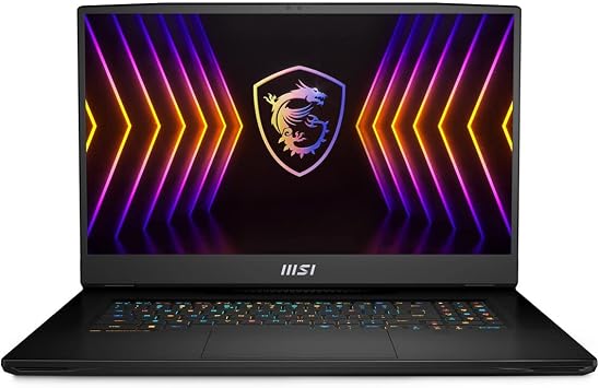msi Titan GT77 17.3" UHD 120Hz Gaming Laptop Intel Core i7-12800HX RTX 3070 Ti 32GB DDR5 1TB NVMe SSD, Thunderbolt 4, USB-Type C, Cooler Boost Titan, Win11 Pro Core Black 12UHS-009