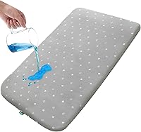 Vista 7 de Protector de colchón de moisés de 18 x 30 pulgadas, compatible con Halo Bassinest Swivel, Flex, Glide, Premiere & Luxe Series Sleeper, espuma suave