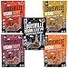 Louisville Vegan Jerky - Variety Pack, Vegan Jerky, 15-21 Grams of Protein, Gluten-Free Ingredients, Includes Black Pepper, Perfect Pepperoni, Maple Bacon, Carolina BBQ, & Buffalo Dill (3 oz, 5-Pack)