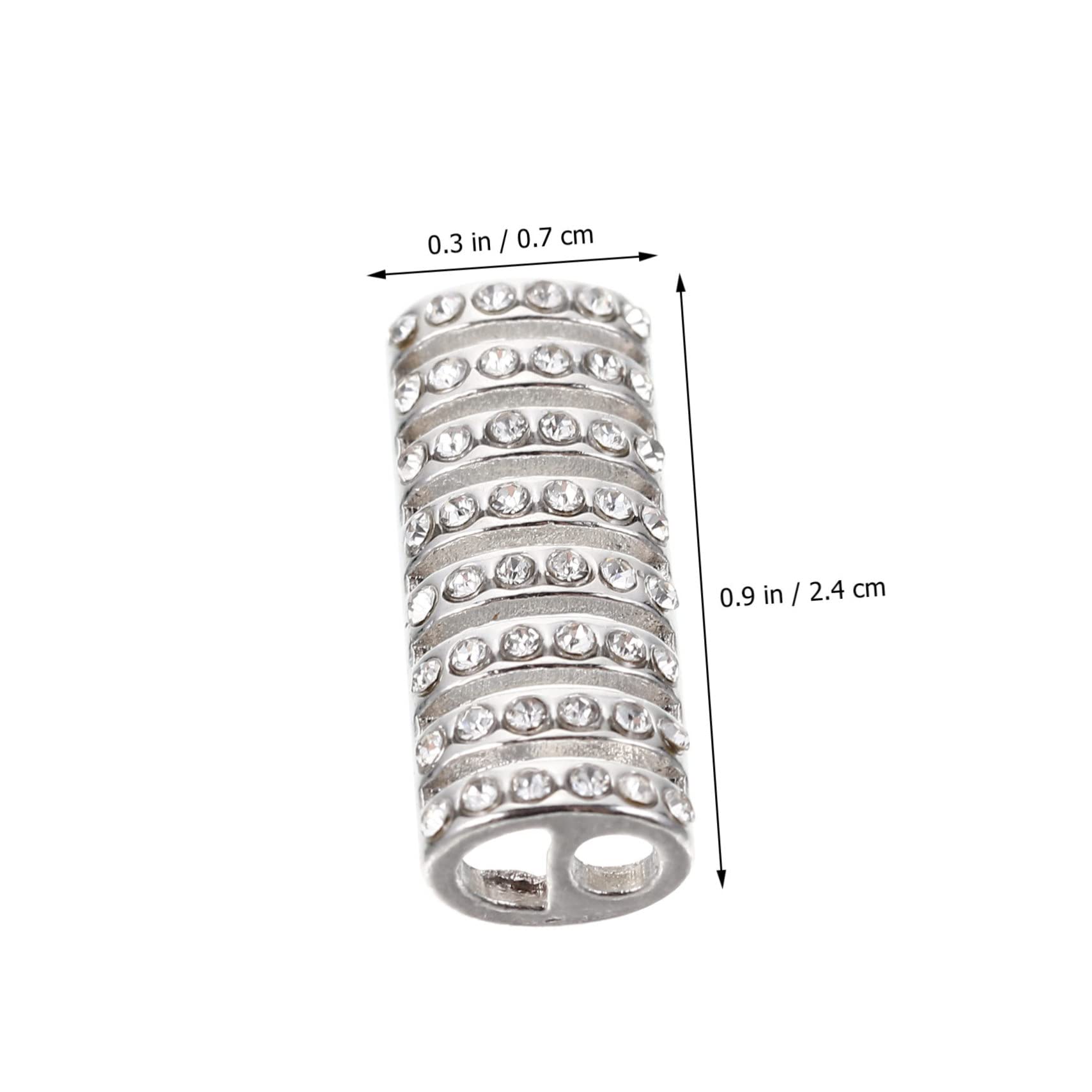 DOITOOL 50 Stück Gurtverbinder Uhrenadapter Armband Verbindung Strassdekor Empfindlicher Uhrenanschluss Armband Versorgung Uhrenarmband-adapter Uhrenzubehör Schmuck Diamant Diese Legierung