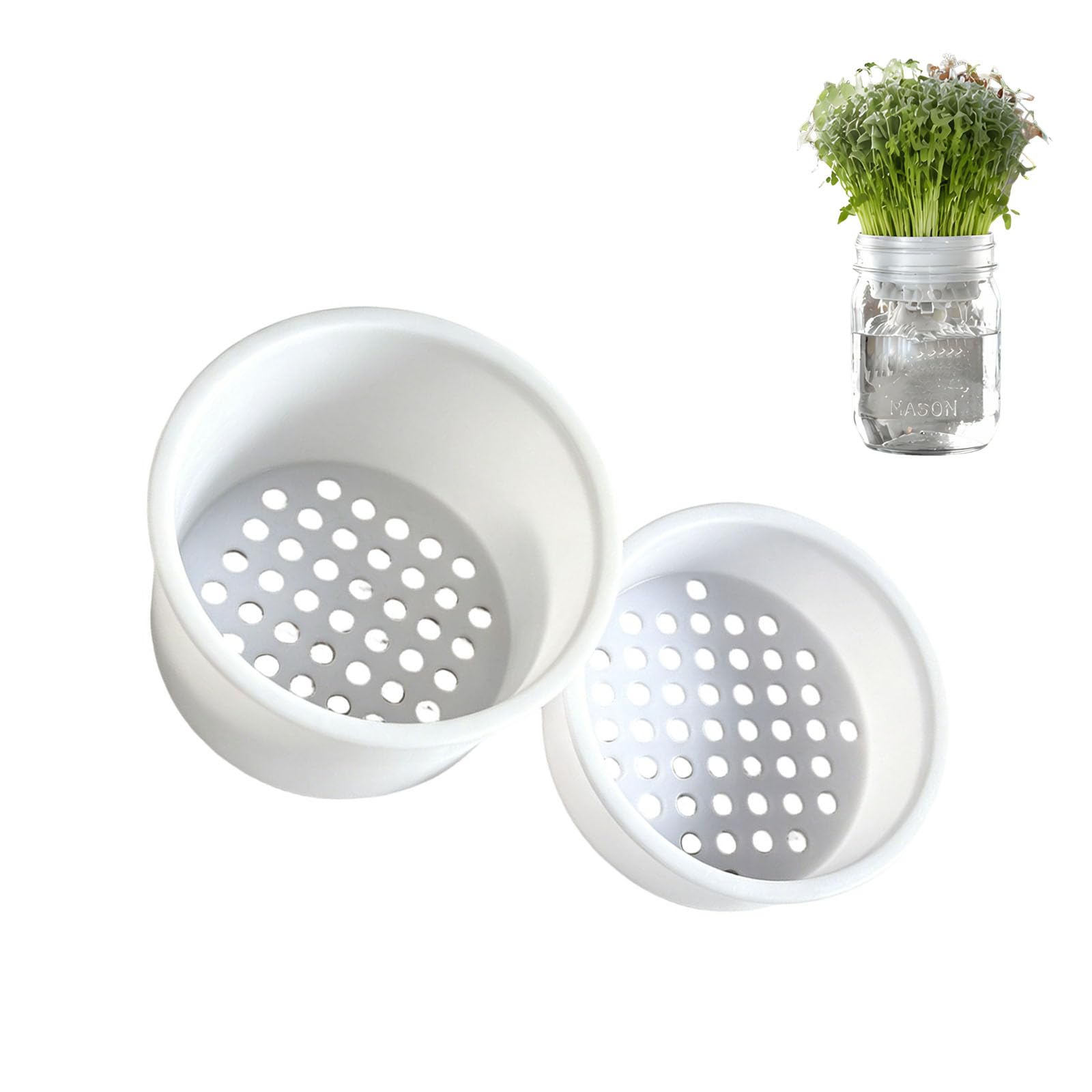TTVVKPL Hydroponic Plant Starter Tray Hydroponics Self-Watering-Seed Starter Trays Plastic-Seed- Kit for Starting, Plant Germination & Seedling Growing