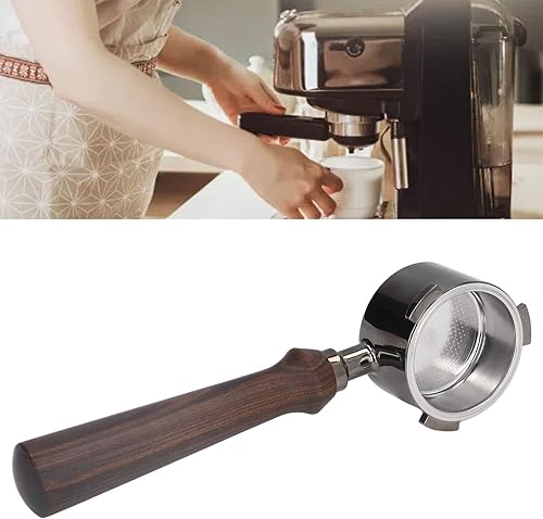 Miniatura 2 de Portafiltro de café extraíble con mango sin fondo, cesta de filtro de café extraíble de 3 orejas, distribuidor de café reutilizable para ECP3420 685