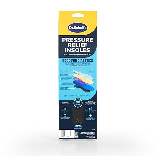 Miniatura 10 de Dr. Scholl's Plantillas para aliviar la presión la única plantilla probada para reducir episodios de dolor nervioso, alivio del dolor neuropatía