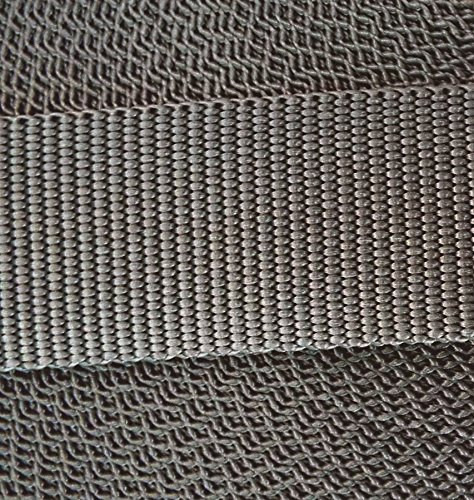 Preisvergleich Produktbild 3 m PP Gurtband 40 mm grau