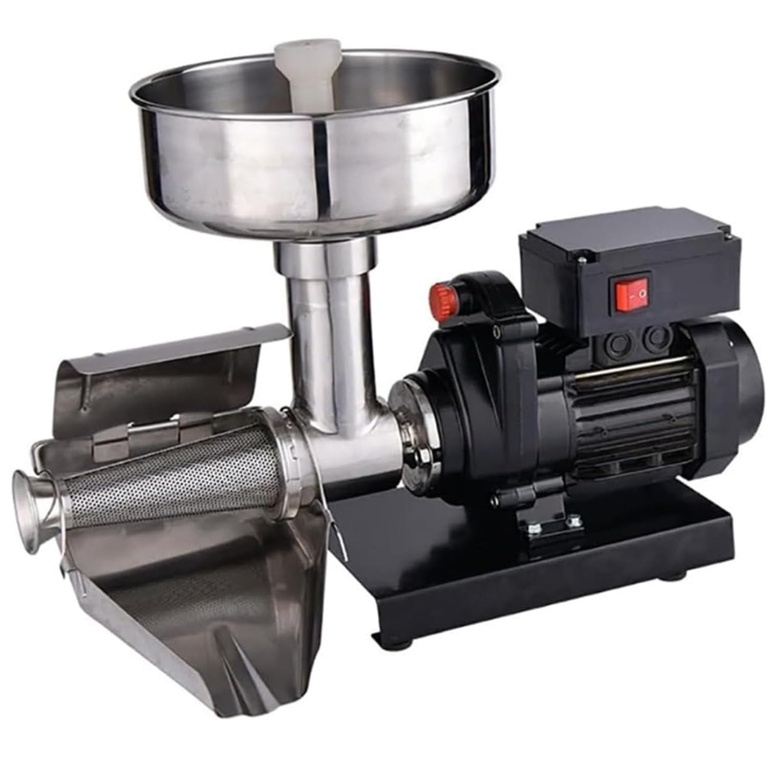 450W elektrisches Tomatensieb Kommerzielle Tomatenmühle Edelstahl Lebensmittelpresse Tomatensauce Maschine Lebensmittelextruder Tomatensauce Tomate
